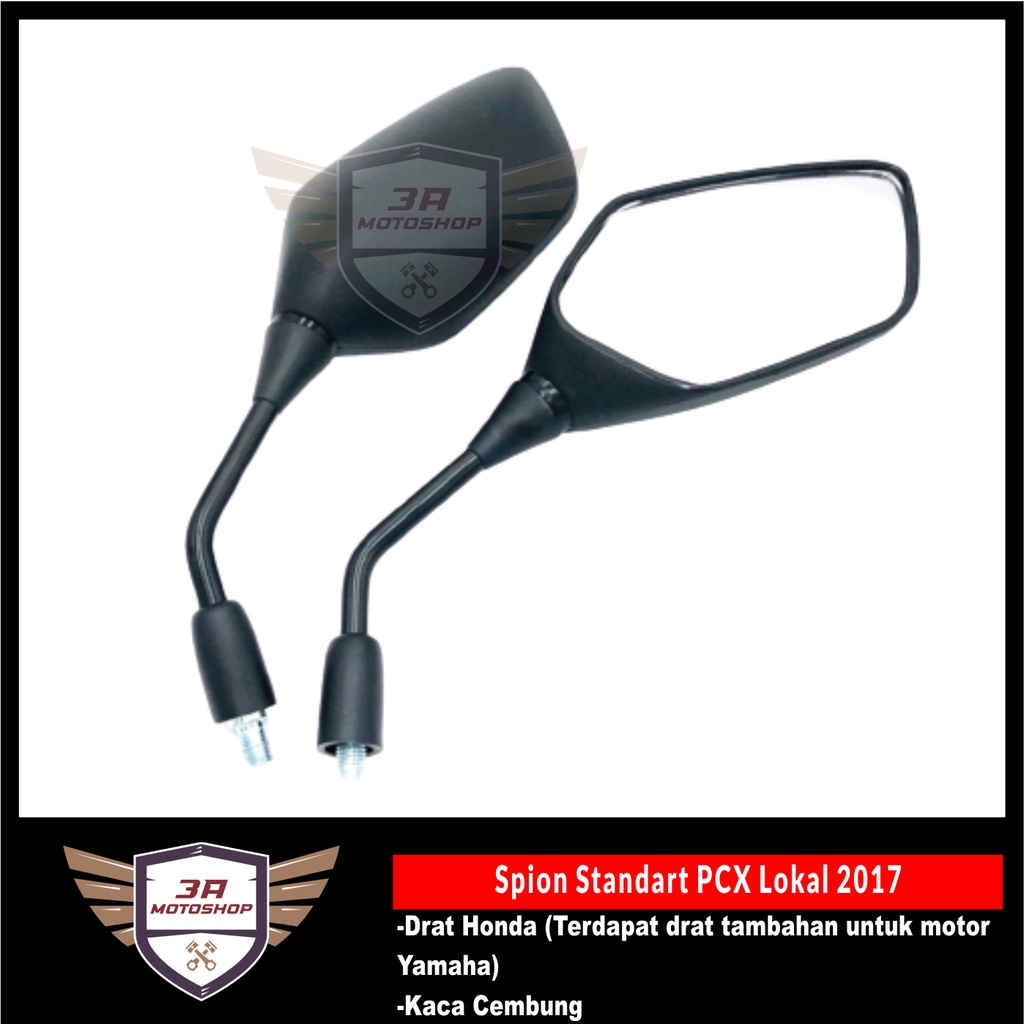 Spion Standart PCX Lokal 2017 Honda Kaca Cembung Kaca Datar