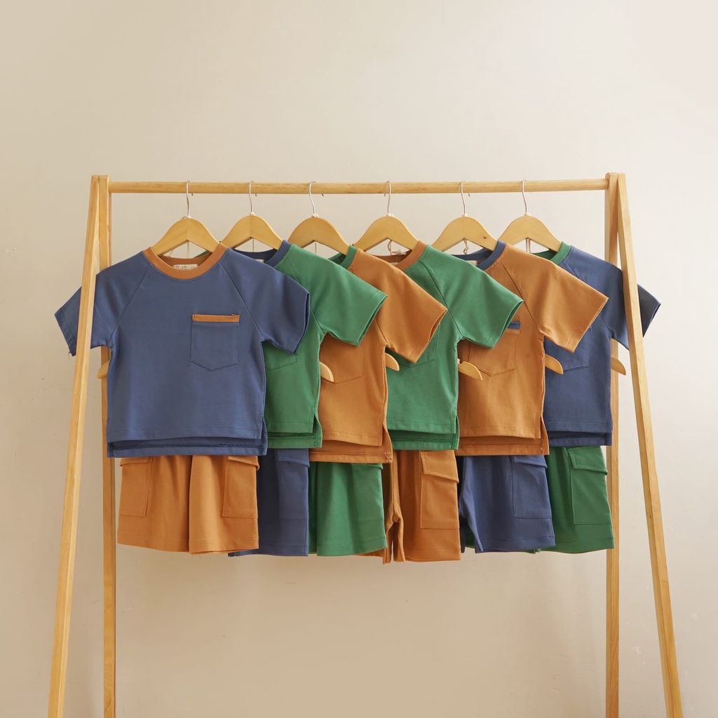 Aero Set | Kids Embassy | setelan anak unisex | setelan kaos | playset | Setelan anak laki laki | se