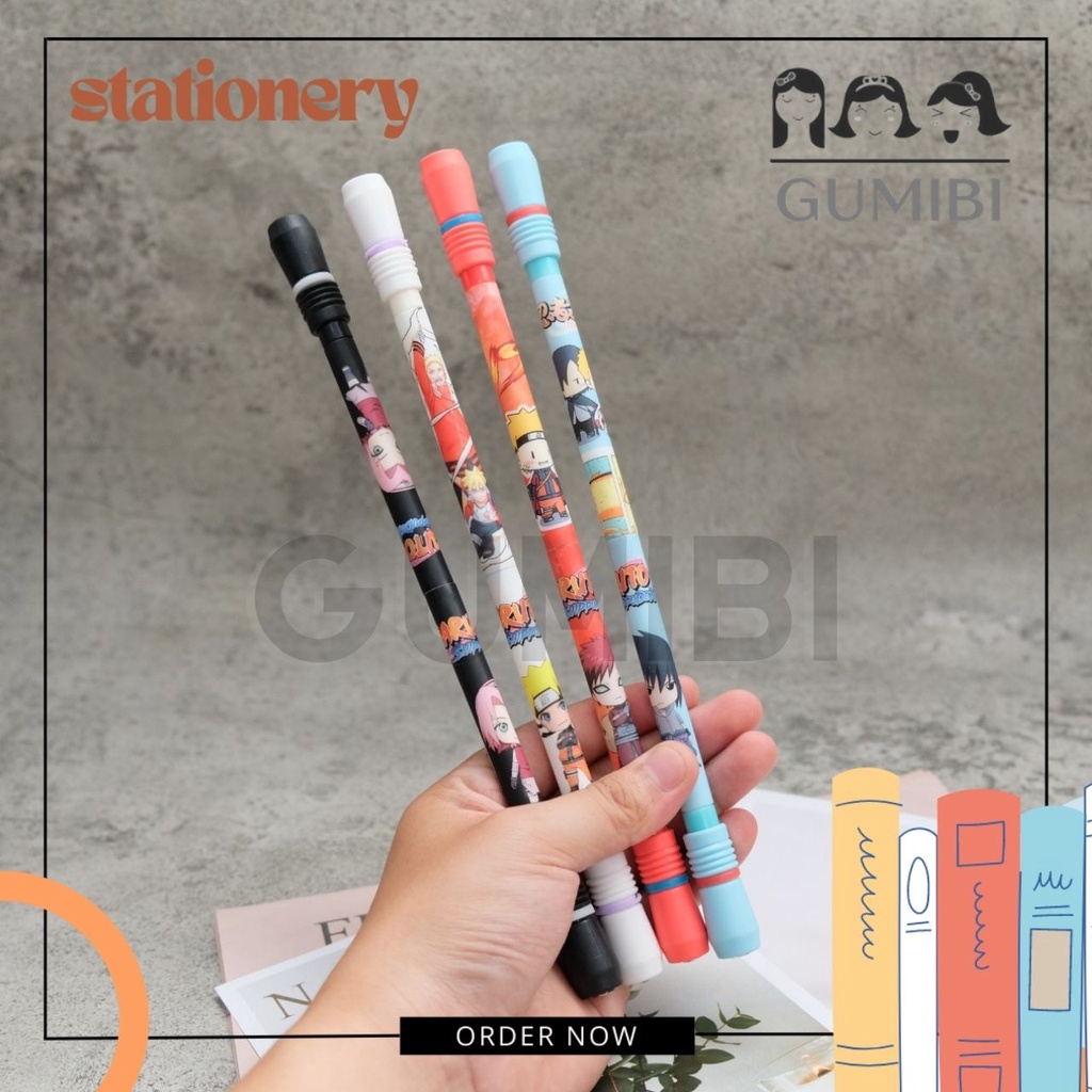 

PULPEN MAGNET PUTAR BISA DIBAGI DUA NARUTO / PULPEN SPINNING MODEL TERBARU ALAT TULIS VIRAL GUMIBI STORE