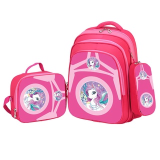 SMARTGIRL NEW TAS RANSEL ANAK SEKOLAH CEWEK COWOK IMPORT SD 3D 3IN1 00150-00155