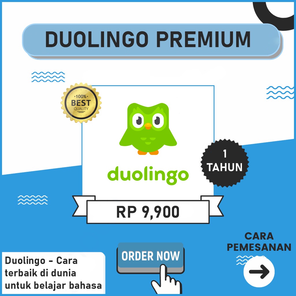 Jual Duolingo Premium Murah Bergaransi 1 Tahun - Belajar Inggris ...