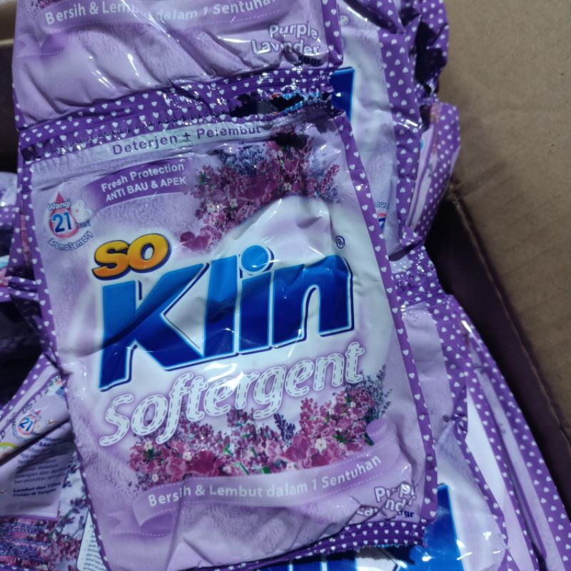 SO KLIN / SOKLIN SOFTERGENT RENCENG SACHET 50gr x 6pcs