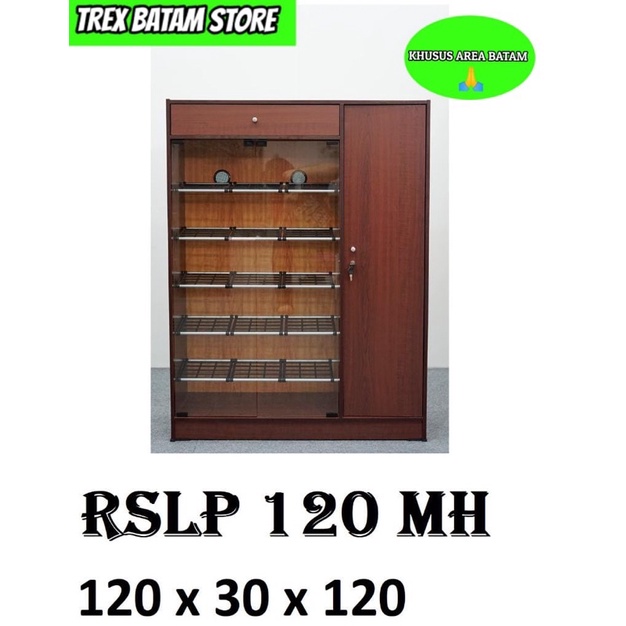 LEMARI SEPATU RSLP 120MH 120JT UK 120x30x120CM (BATAM)