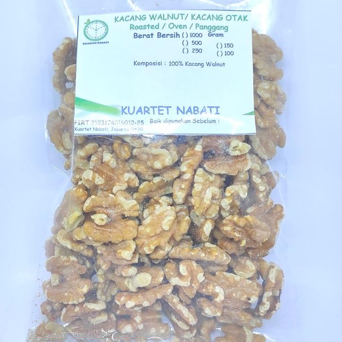 

SALE!!1000gr Roasted Walnut Organik- Kacang Otak Premium - Oven – Matang Varian Rasa Original/ Asin/ Aktivasi|KD4