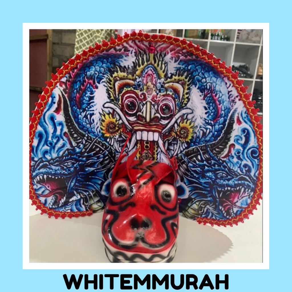 ♝Caplokan barongan ukuran M / Barongan Devil Dewasa Anak Anak Sd Smp Sma Asli Caplokan Kayu Buat Pen