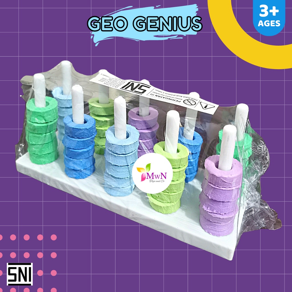 MWN Mainan Edukatif Geo Genius