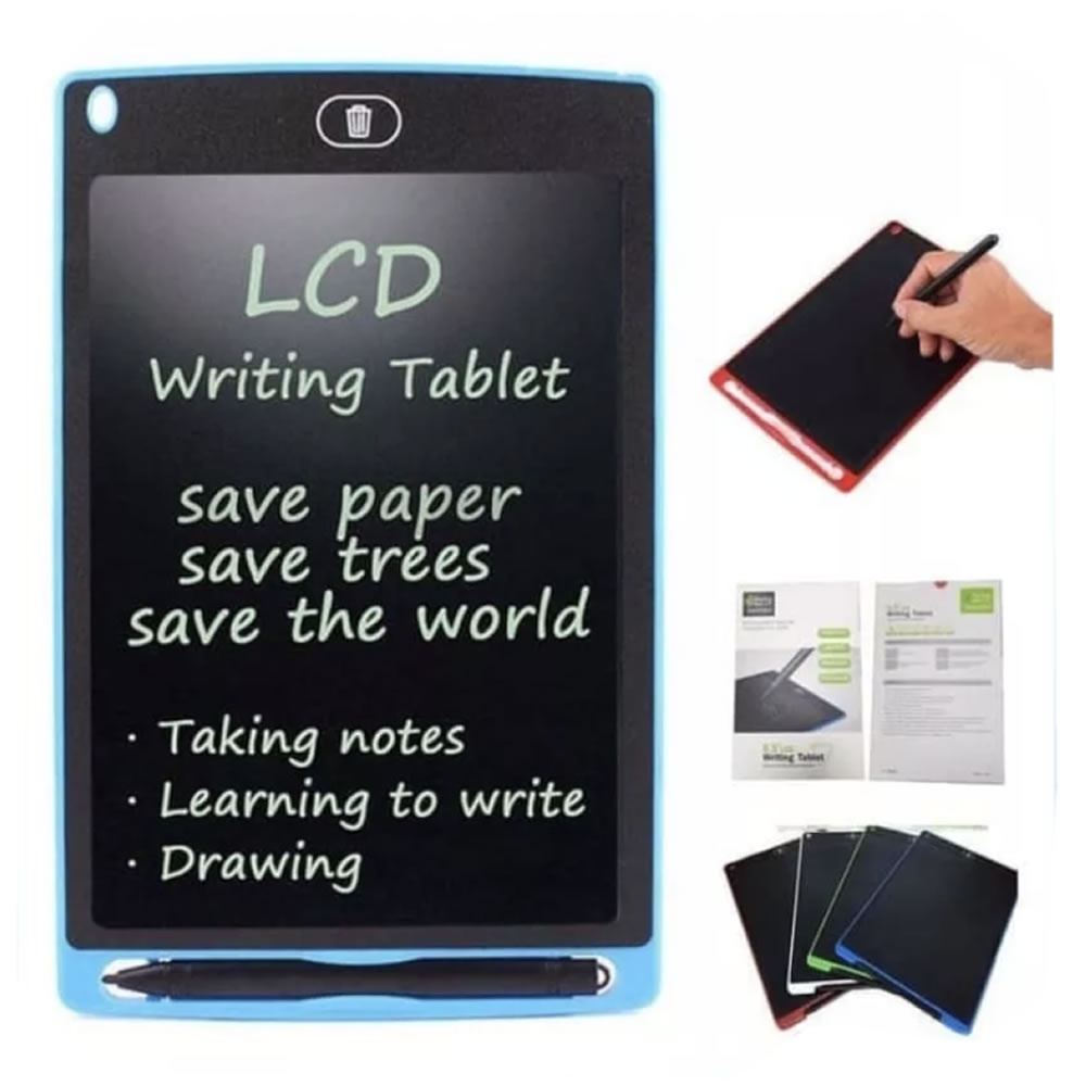 LCD Drawing Board Papan 8,5 Inch Papan Tulis Gambar Writing Tablet Magic Digital Board Pad Edukasi Pen Anak dan Dewasa