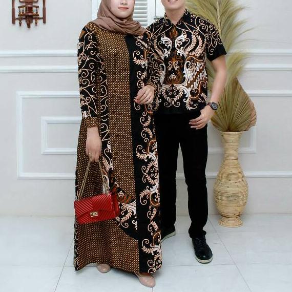Terjangkau ペ GAMIS JUMBO LD120 GAMIS KATUN GAMIS LD 120 GAMIS BATIK COUPLE MODEL GAMIS BATIK KOMBINA