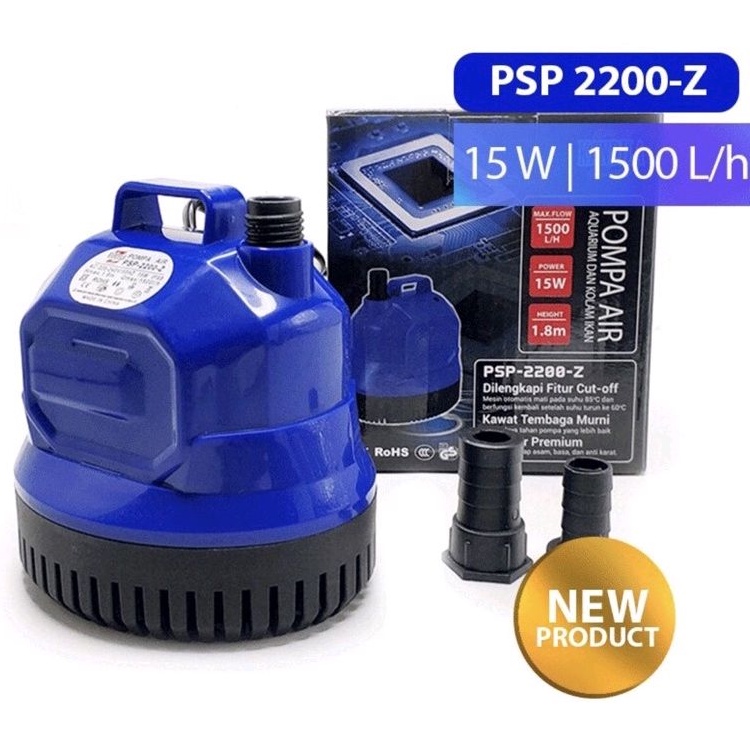 POMPA AIR CELUP AQUARIUM 15 W KANDILA PSP 2200 Z PSP-22002Z KOLAM IKAN