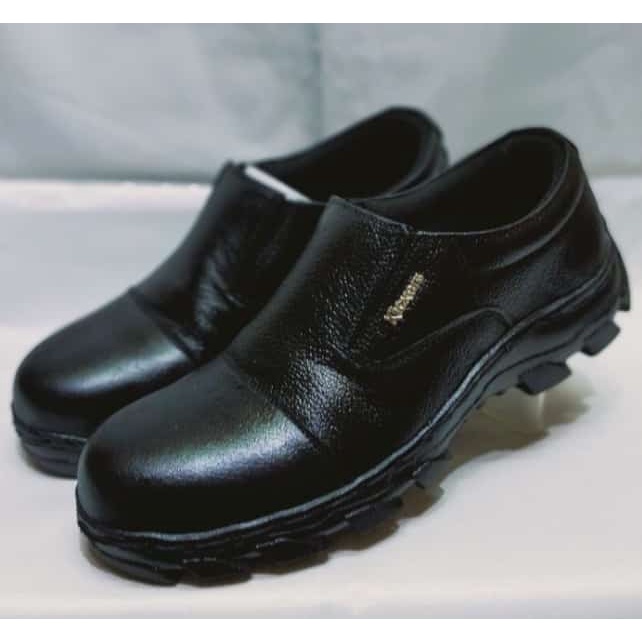 sepatu safety 100% kulit asli pelindung sepatu kerja