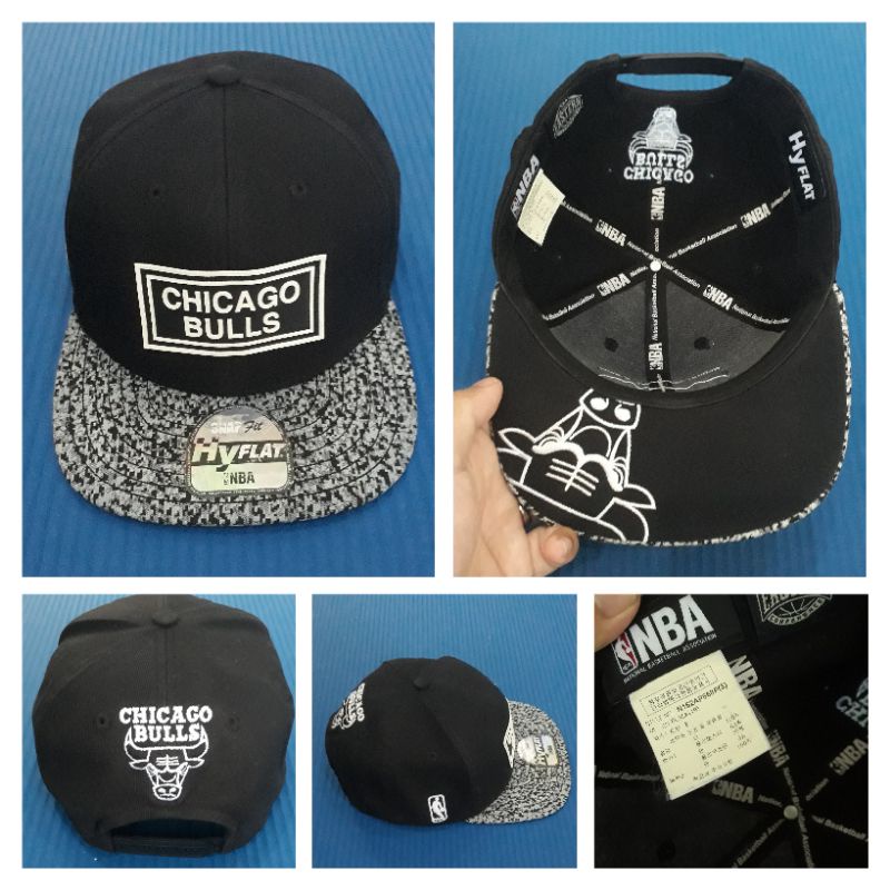 Topi NBA Chicago Bulls hyflat setelan