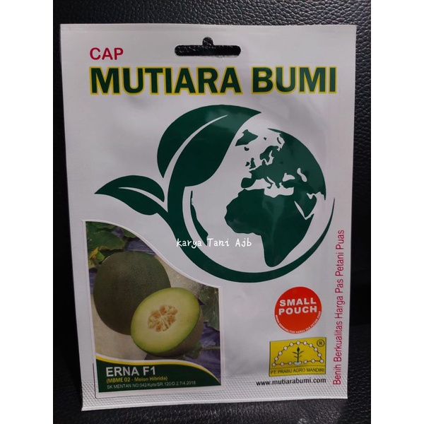 Bibit Benih Melon ERNA F1 40btr Mutiara Bumi (Exp 4/2/2024)