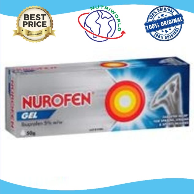 Nurofen Pain and Inflammation Relief Gel 5% Ibuprofen 50g