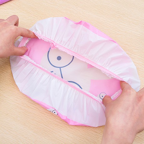 IL - TOPI MANDI KARAKTER WATERPROOF / SHOWER CAP KARAKTER KARTUN / TOPI MANDI DEWASA ANAK