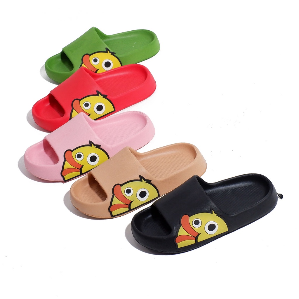 Asfer 877 6T - Sandal slop anak cewek import | Sandal selop eva phylon anak2 permpuan  gambar duck untuk rumah tahan air 31-35