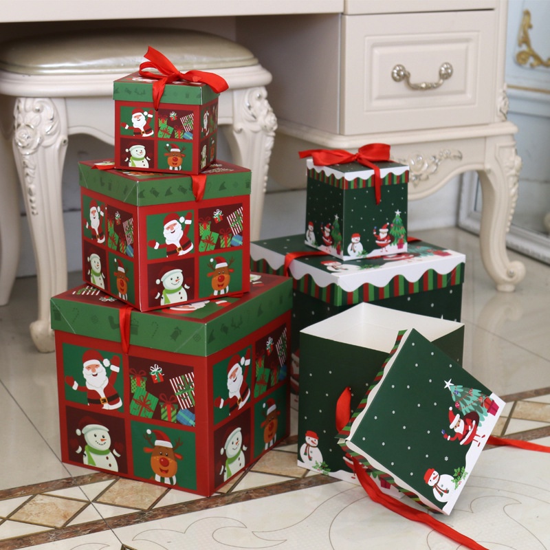 Serenity Box Hadiah Natal / Christmas Gift Box Santa Snowman - BHN01