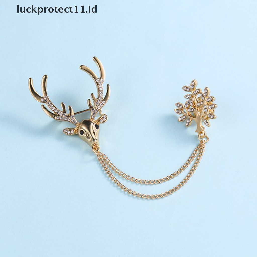 /Fashion Hot// Fashion// 1pc Fashion Pria Wanita Rantai Pin Mahkota Sayap Malaikat Naga Navy Jangkar Bros.
