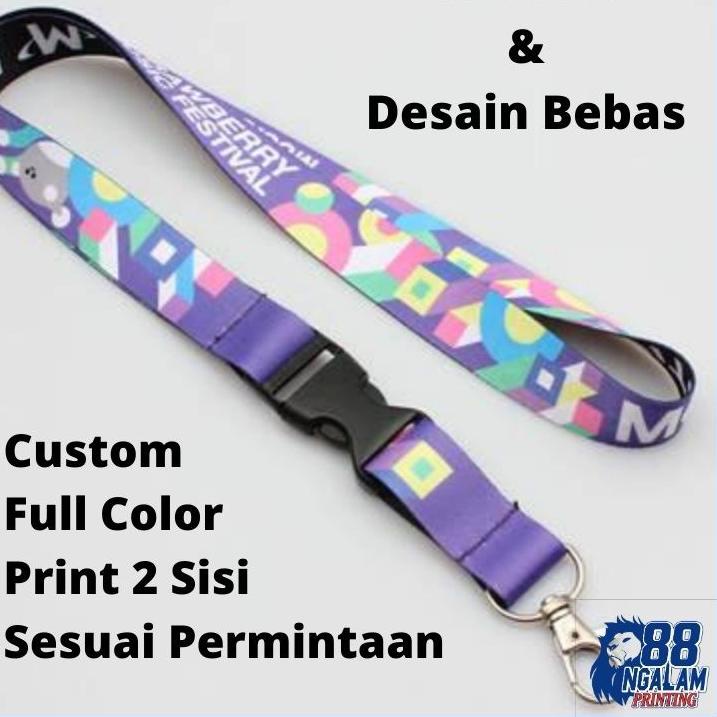 

⇔ Cetak Custom Lanyard ID CARD / Lanyard Custom Termurah Kalung ID Card ぷ