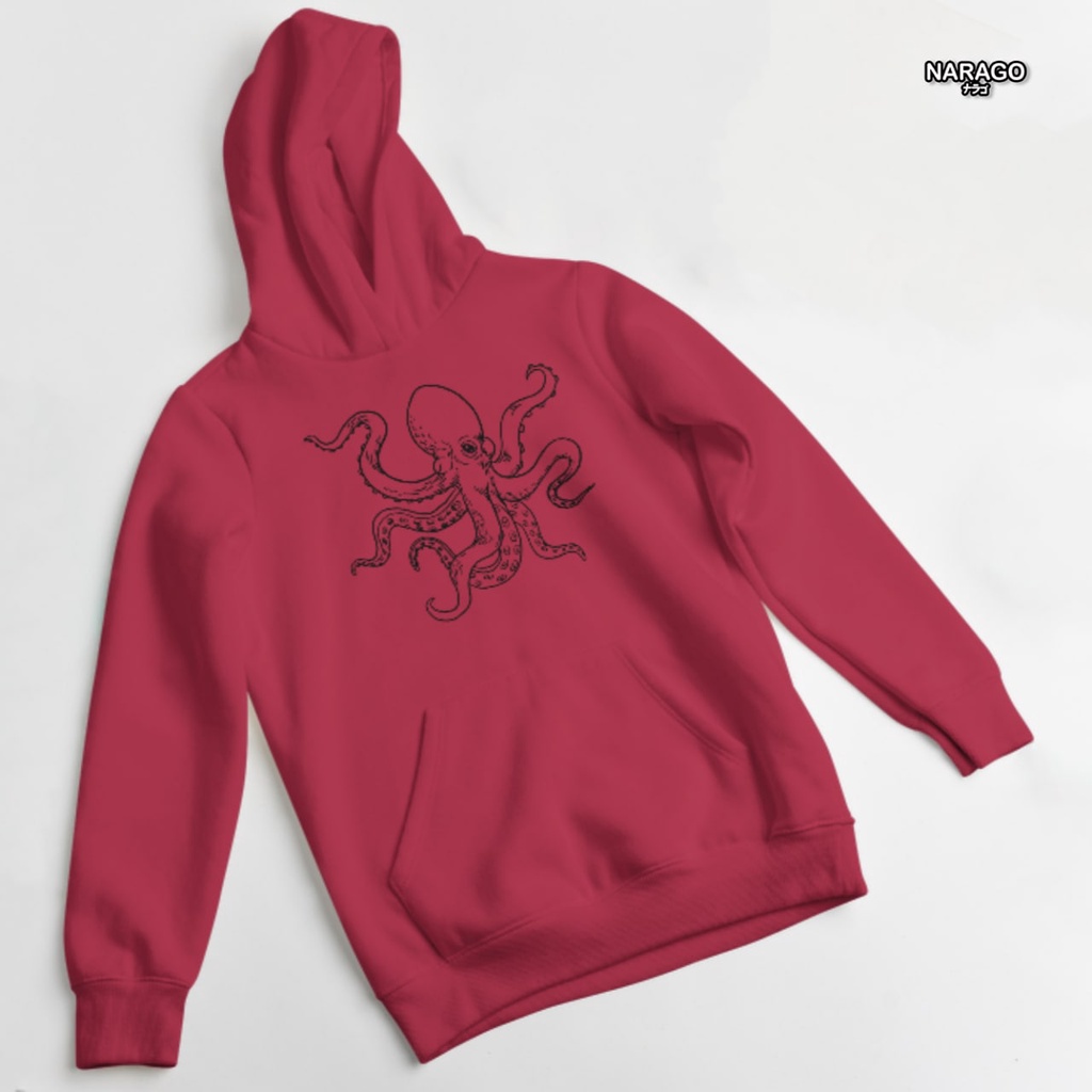 Nara.Grosir - Hoodie Jumper Octopus l Sweater Hodie Unisex