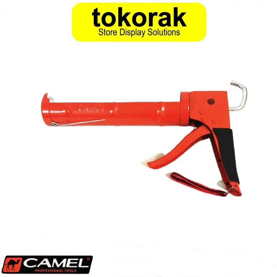 TEMBAKAN LEM KACA SILIKON SEALANT CAMEL CAULKING GUN SILICONE CUTTER