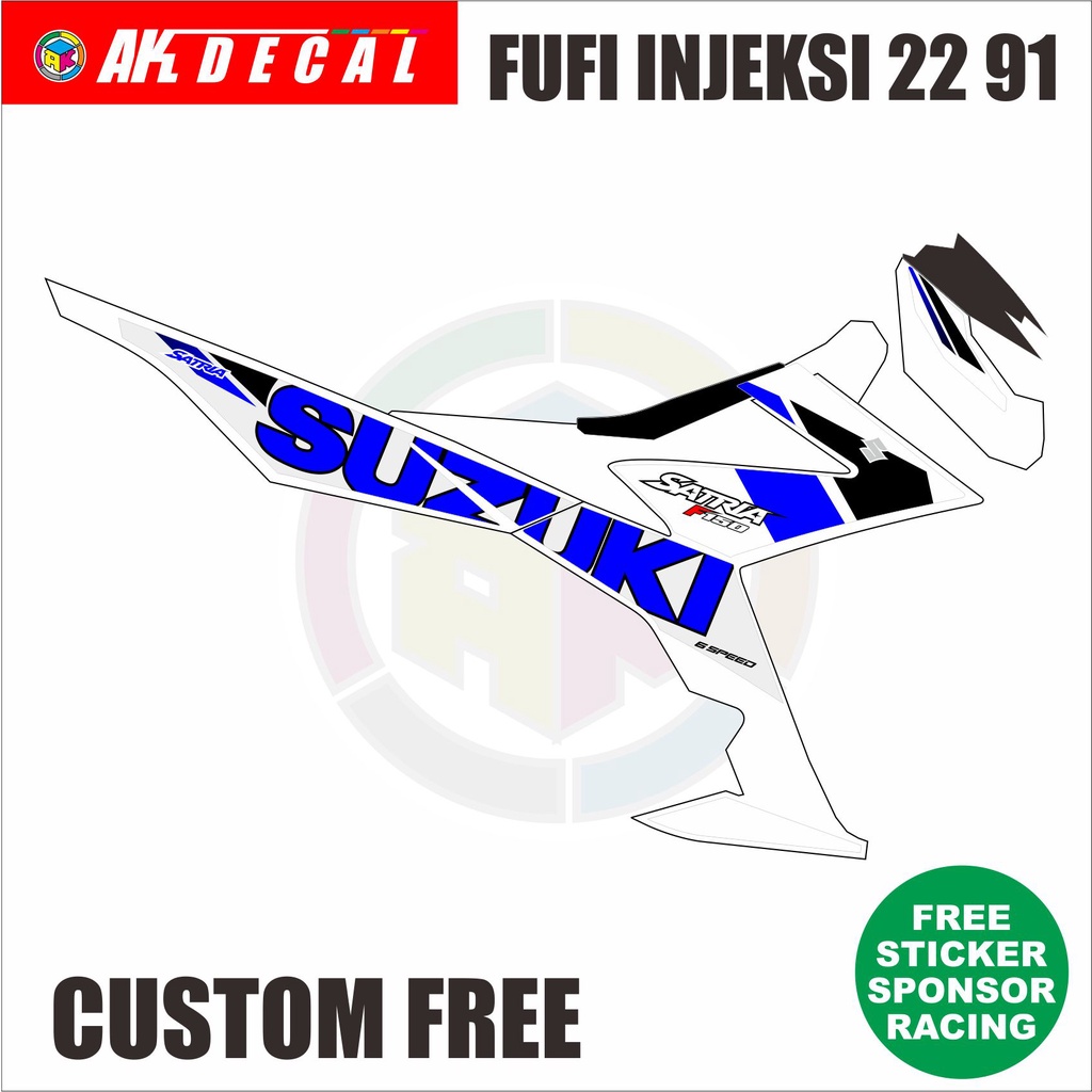 STRIPING LIVERY SATRIA FUFI 150 INJEKSI CUSTOM 2291