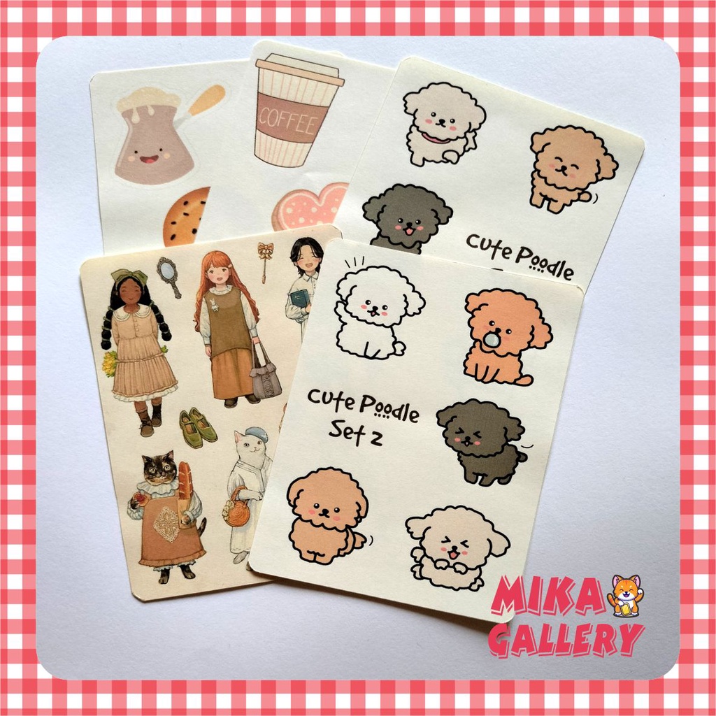 

Sticker Lucu Aesthetic Sticker Kawaii Stiker Deco Jurnal Catatan Hp Laptop