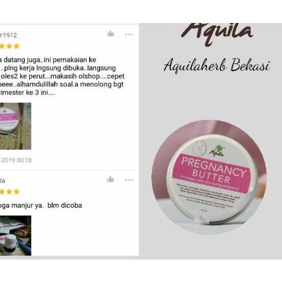 Jual SALE!!AQUILA HERB Belly Care Butter / Pregnancy Butter (Cegah