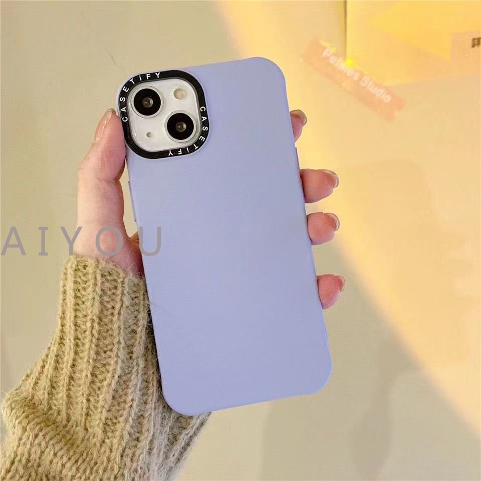 Soft Case Silikon Matte Shockproof Anti Jatuh Untuk iPhone 14 13 12 11 Pro MAX XR IX XS MAX 7Plus 8Plus