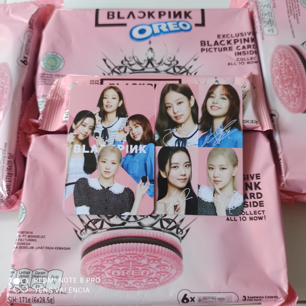 

Oreo Blackpink/Oreo Blackpink PC/Blackpink/Oreo/Blackpink PC/Photocard Blackpink/Oreo dan Blackpink/Blackpink Oreo/biskuit