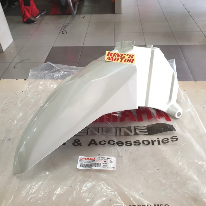 Spakbor Depan Xeon Karbu, Xeon Rc Putih Asli Yamaha