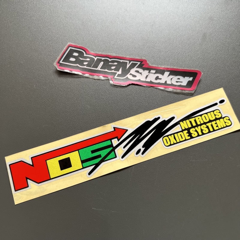 STICKER Stiker NOS NITROUS OXIDE SYSTEMS Cutting