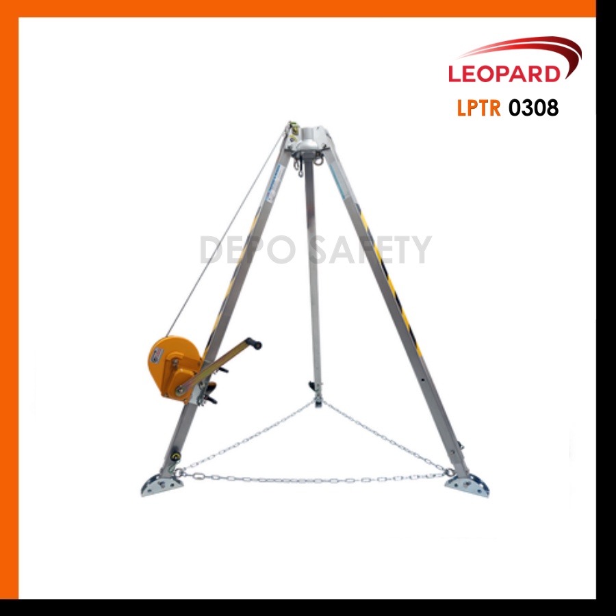 Tripod Rescue Kapasitas Berat 140 Kg Leopard LPTR 0308