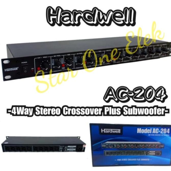 Crossover Hardwell Ac-204/204(4 Way + Sub)Originall