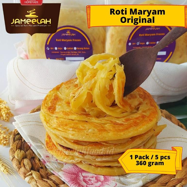 

PRODUK TREND ROTI MARYAM ORIGINAL / ISI 5 PCS / ROTI CANAI / CANE / FROZEN FOOD / MAKANAN BEKU / CAMILAN SNACK / CANAI FROZEN / MURAH / ROTI MARYAM JAMEELAH SURABAYA / KHAS ARAB ♫ 888