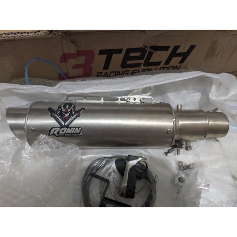knalpot ronin r15 v3 r15 vva 3tech vixion r mt15 xsr 155