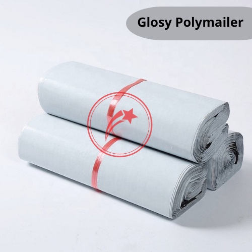 

POLYMAILER PUTIH Packing Online Shop SIZE 17 x 32 per pcs ADA PEREKAT