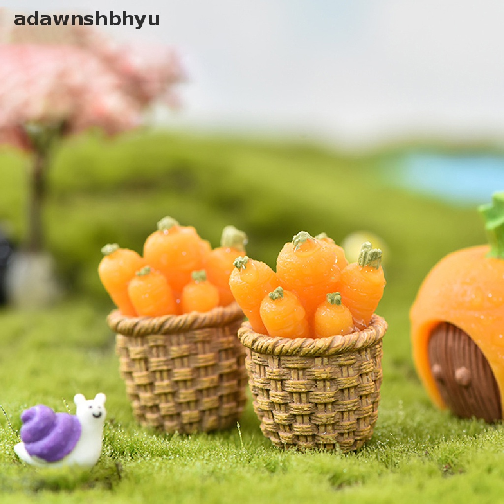 Adawnshbhyu Patung Hadiah Sunmmer Kelinci Peri Taman Miniatur Resin Craft Landscape ID