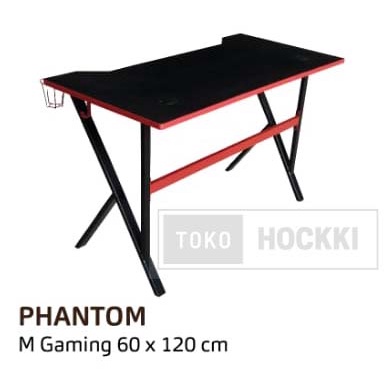 Meja Gaming kaki besi