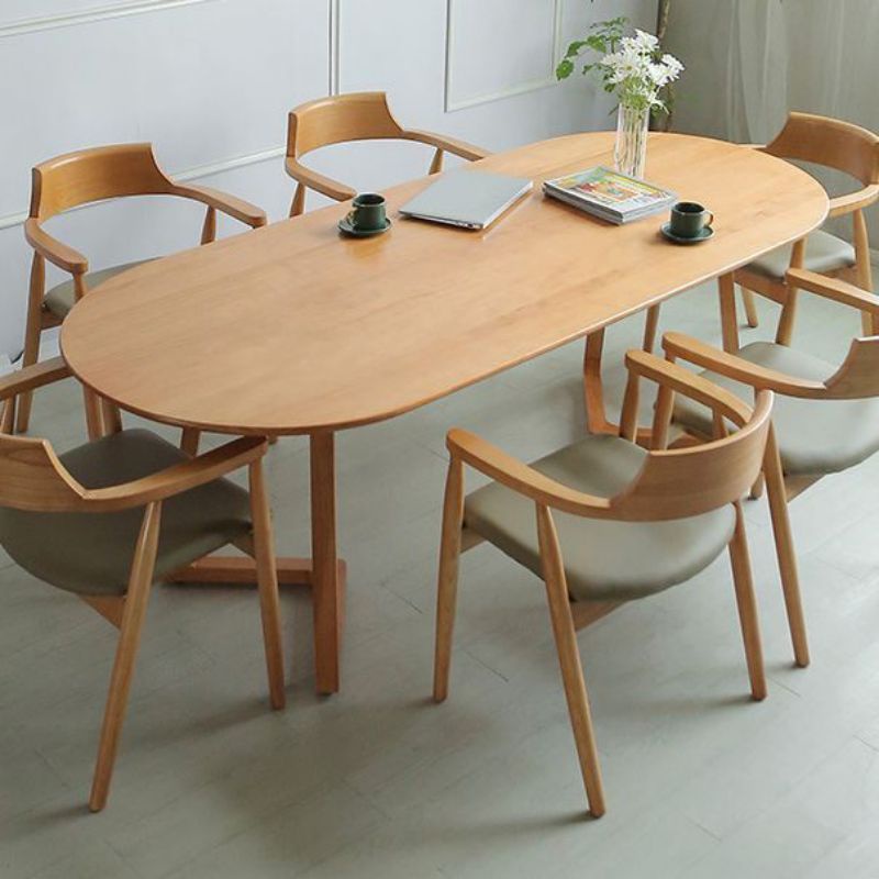 Meja Makan 6 Kursi Jati Asli Jepara