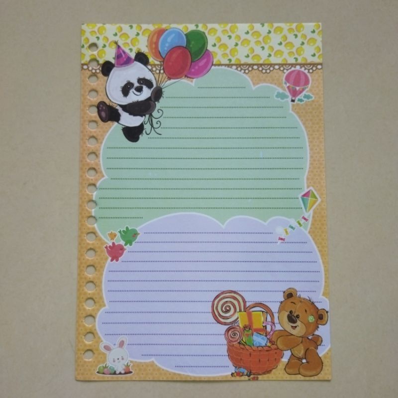 Kertas Binder A5 by Felicia / Loose Leaf 20 Ring