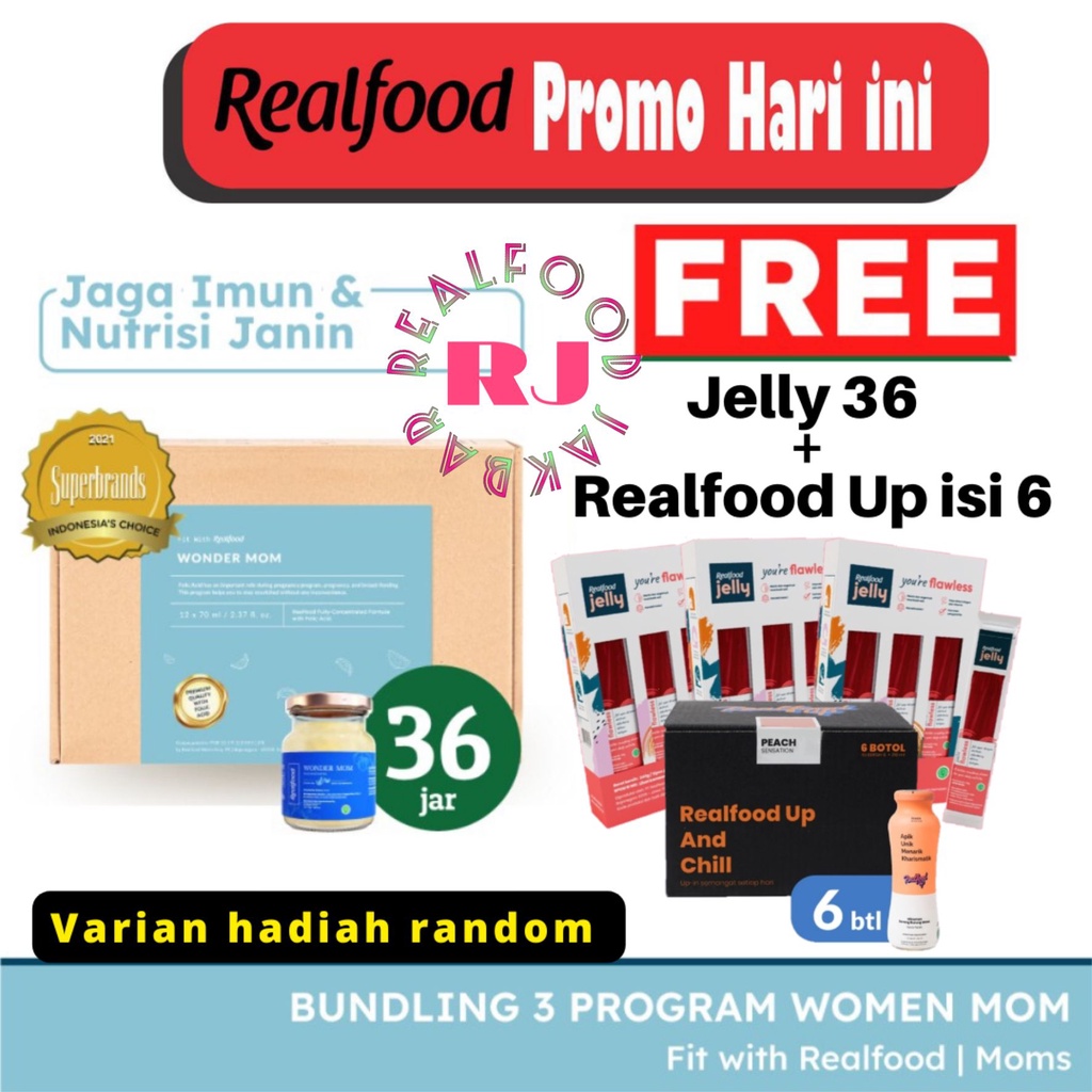 

Realfood Wonder Mom Triple Bundle Free Realfood Up