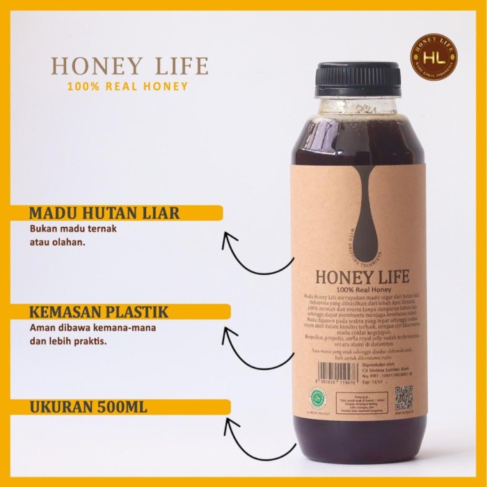 

[BEST SELLER] Madu Honey Life 500ml