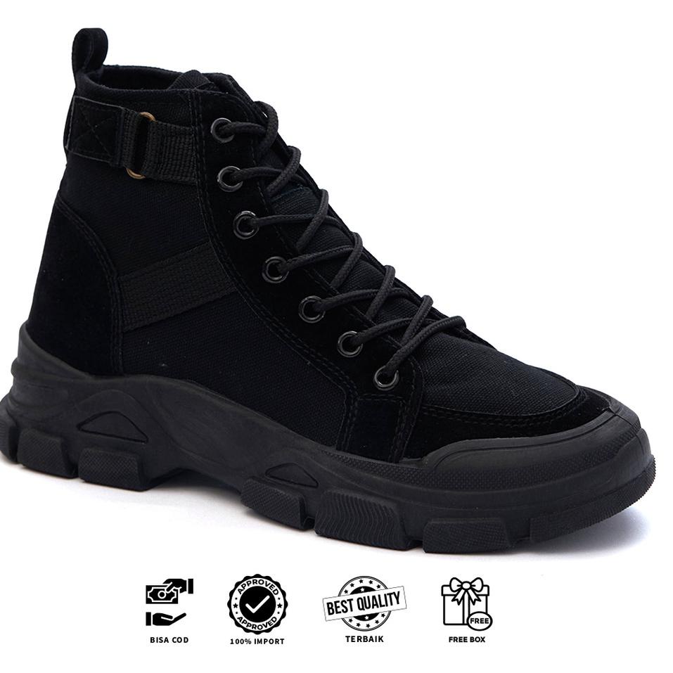 Terpercaya [Original Ber-Hologram] SNEAKYSHOES Lizza Sepatu Sneakers Boots Wanita Import D01