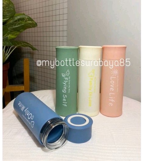 (MINIMAL 6PCS) botol flying self,botol only mine kaca,botol my way my zone kaca