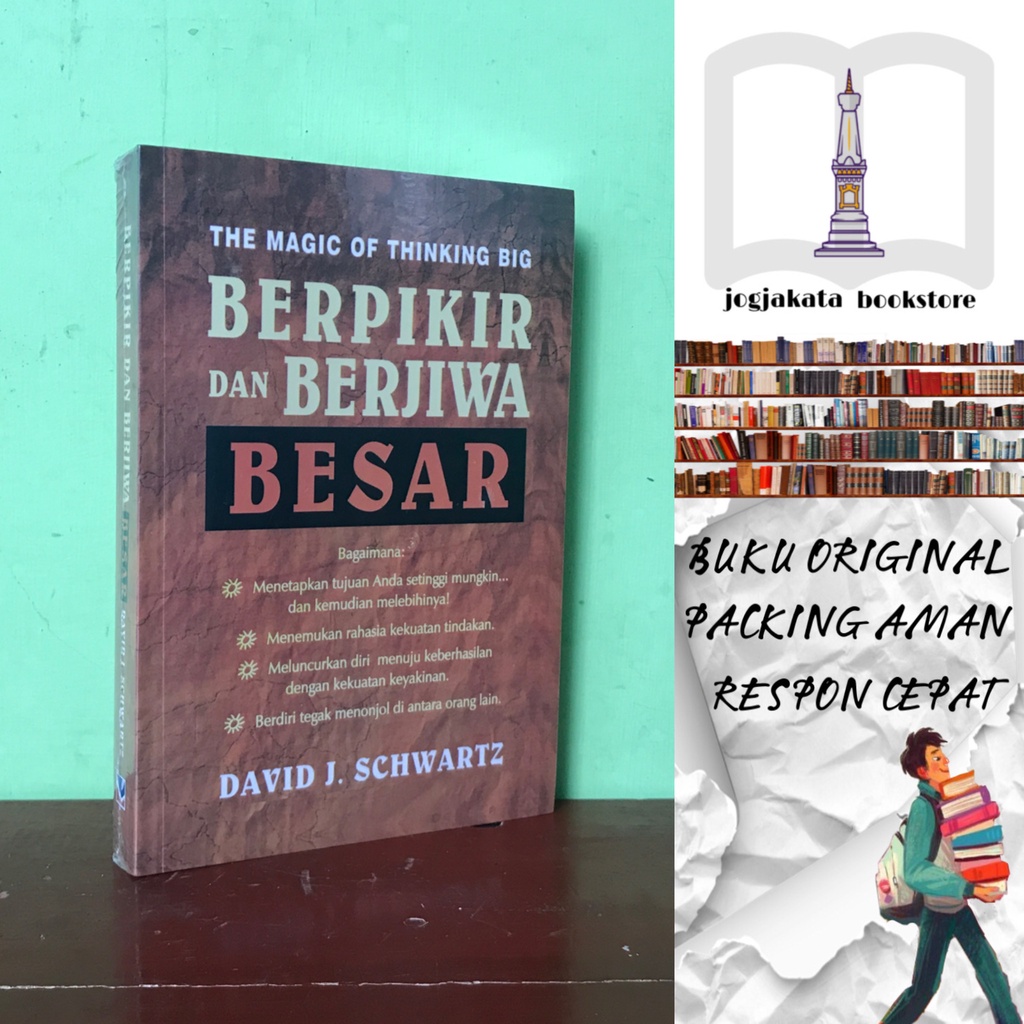 Jual Buku The Magic Of Thinking Big Berpikir Dan Berjiwa Besar