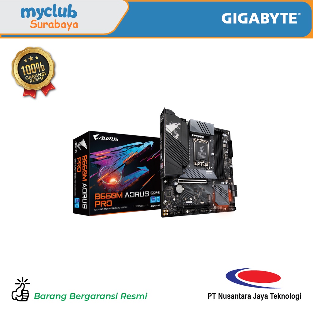 Jual Gigabyte Motherboard Intel B M Aorus Pro Ax Socket Lga X Ddr Micro Atx Shopee