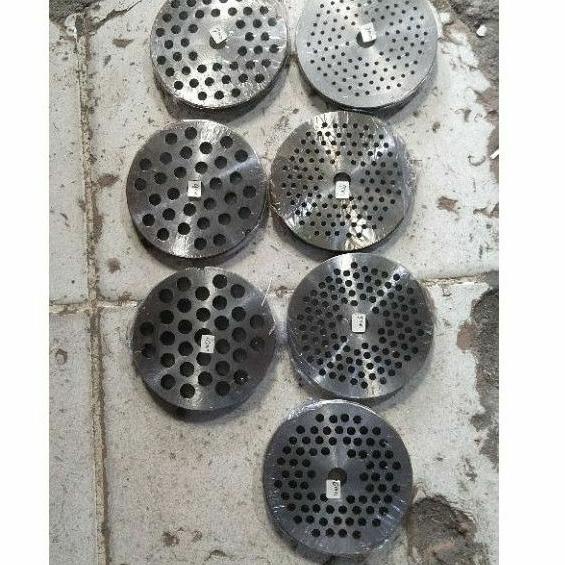 Lagi Tren.. saringan gilingan daging kacang pelet no 12 no 32 no 42 ,3mm/4mm/5mm/6mm/7mm/8mm/9mm/10m