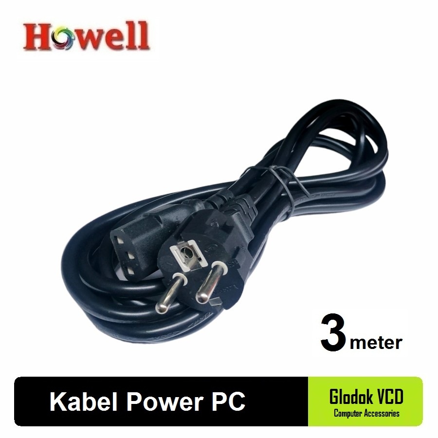 Howell Kabel Power PC / CPU 3 x 1mm 3M