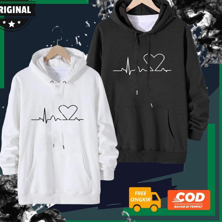 [X[15 ☎] DERA | Jaket Hoodie Lover Couple M L XL XXL / Hoodie Pria - Wanita Pasangan Sahabat Keluarg