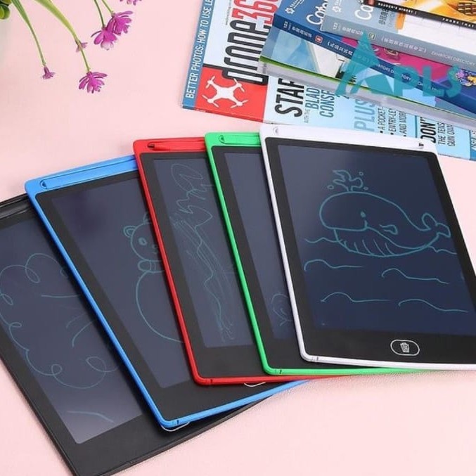 LCD Drawing Writing Tablet Anak &amp; Dewasa 8.5 inch - Papan Tulis LCD Gambar Untuk Anak Dan Dewasa / LCD writing tablet 8.5 -12‘’ drawing tablet+Stylus Pen Papan gambar warna yang dapat dihapus untuk anak-anak dan siswa